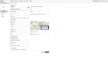 Editor de puntos de interés